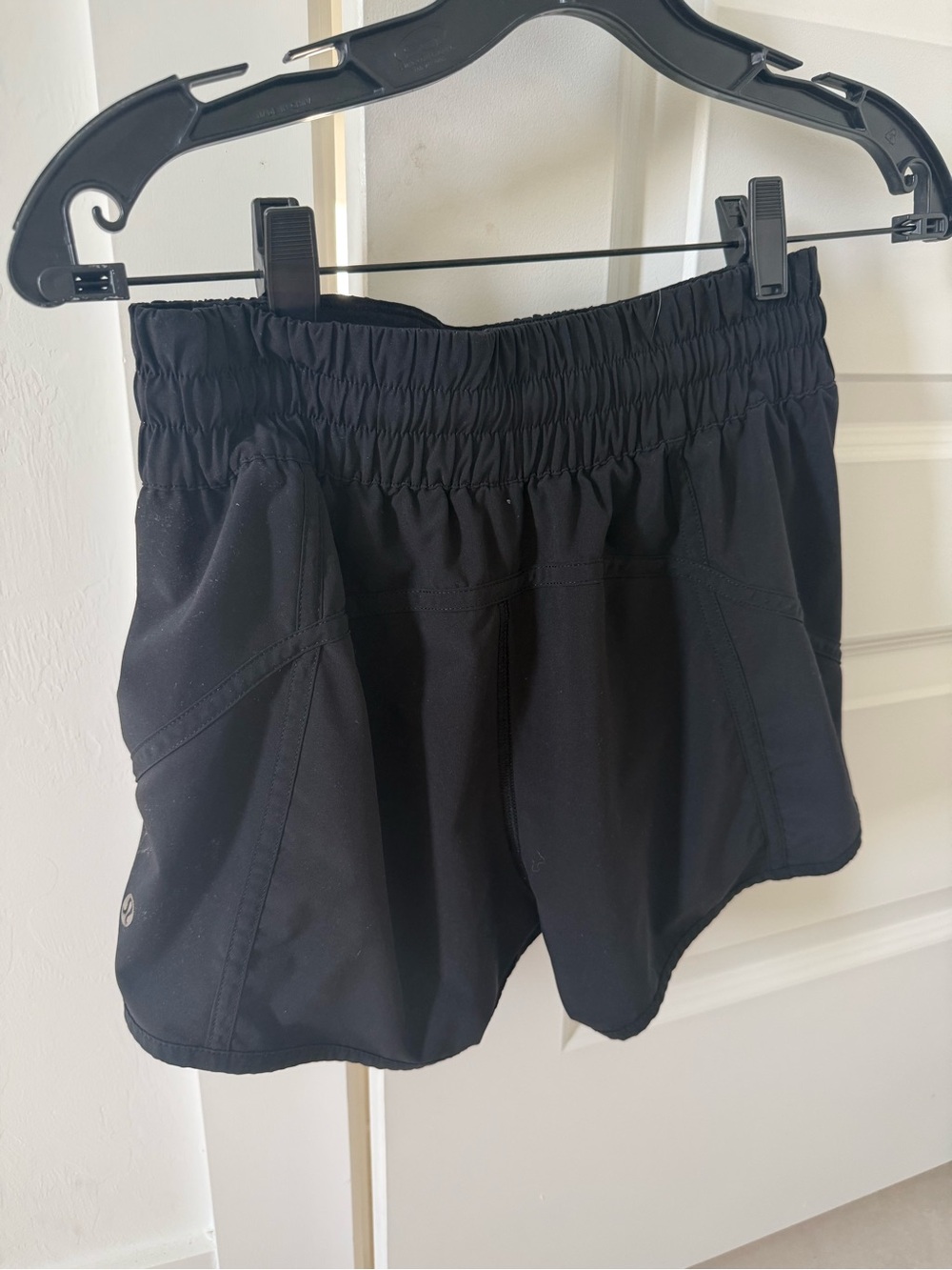 lululemon athletica Black Women's Athletic Shorts with Elastic Waist